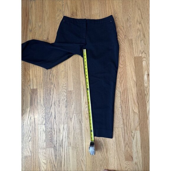 Jones New York Grace Ankle Pants Size 6 Women's Slim Fit Navy Blue - Picture 14 of 14